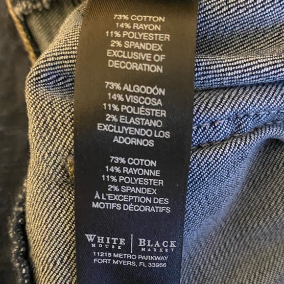 White House Black Market Saint Honore Distressed Girlfriend Jean - Picture 10 of 13